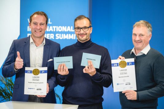 BusinessCom_and_Hughes_Europe_awarded_LANCOM_International_Partners_2021
